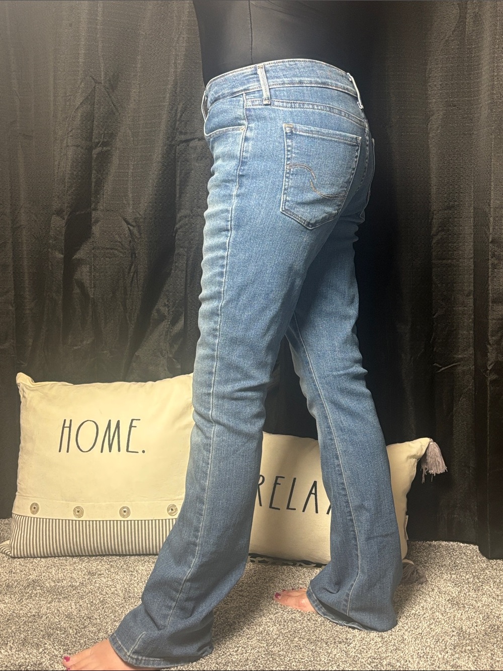 Signature by Levi Strauss Medium Blue Women's Bootcut Jeans - Picture 4 of 8